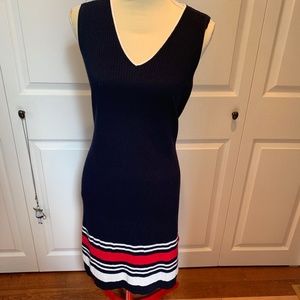 Size 12 Tommy hillfiger striped knit dress